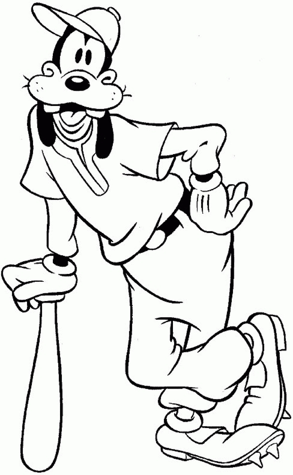 Disney Coloring Pages For Kids To Print Out
 Free Printable Goofy Coloring Pages For Kids