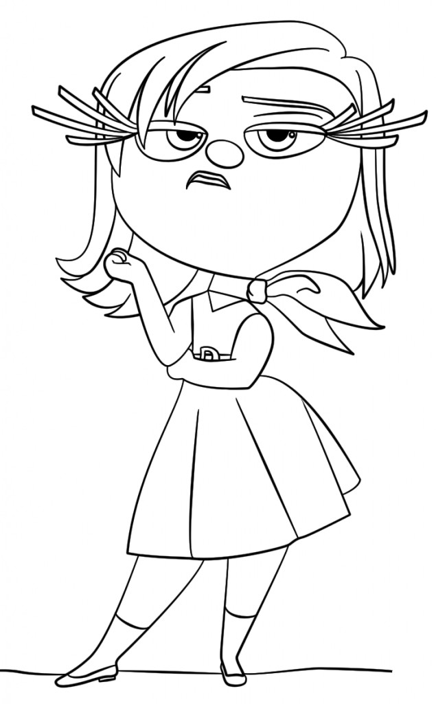 Disney Coloring Pages For Kids To Print Out
 Inside Out Coloring Pages Disney Coloring Pages
