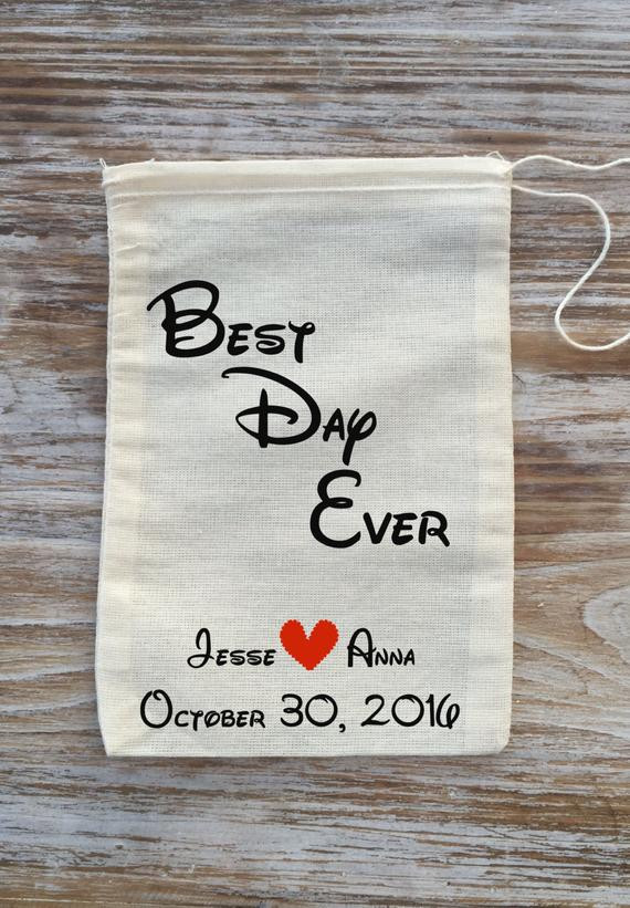 Disney Wedding Favors
 10 Disney inspired wedding favor bags Disneyland wedding
