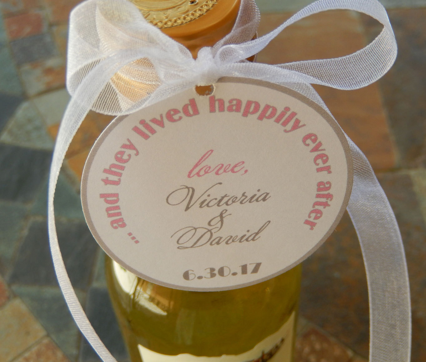 Disney Wedding Favors
 Disney Inspired 2 Wedding Favor Tags and they Lived