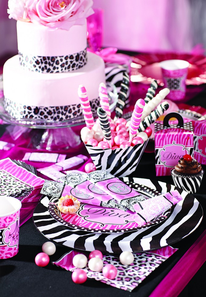 Diva Birthday Party Decorations
 Diva Zebra