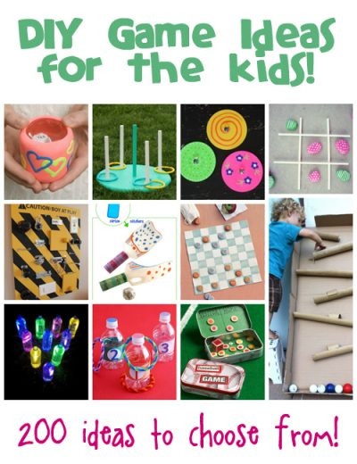 DIY Activities For Toddlers
 Homemade Games Ideas for Kids