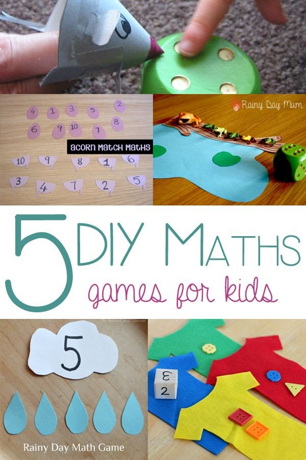 DIY Activities For Toddlers
 5 DIY Math Games for Kids