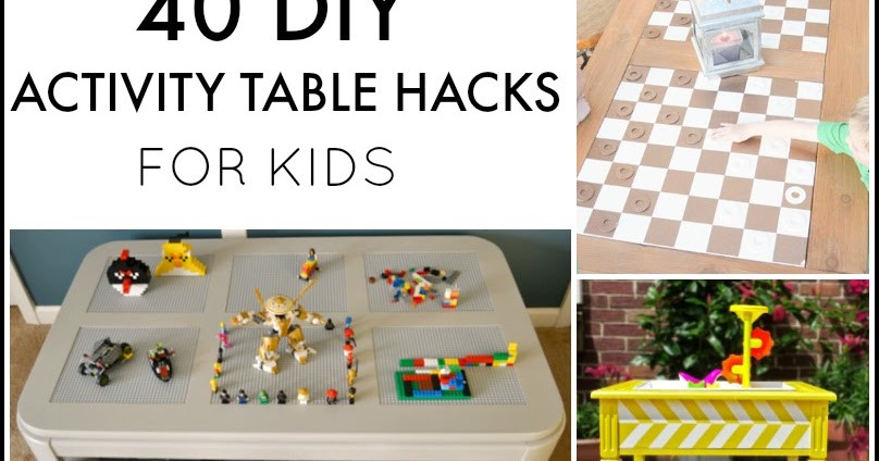 DIY Activity Table For Toddlers
 40 DIY Activity Table Hacks for Kids