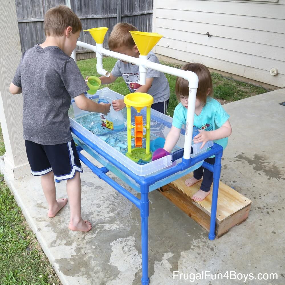 DIY Activity Table For Toddlers
 34 Best DIY Backyard Ideas and Designs for Kids in 2019
