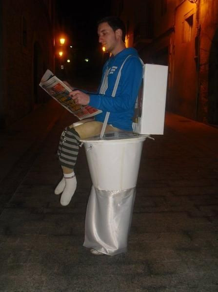 DIY Adult Halloween Costumes Ideas
 17 Best images about Toilet Costumes on Pinterest