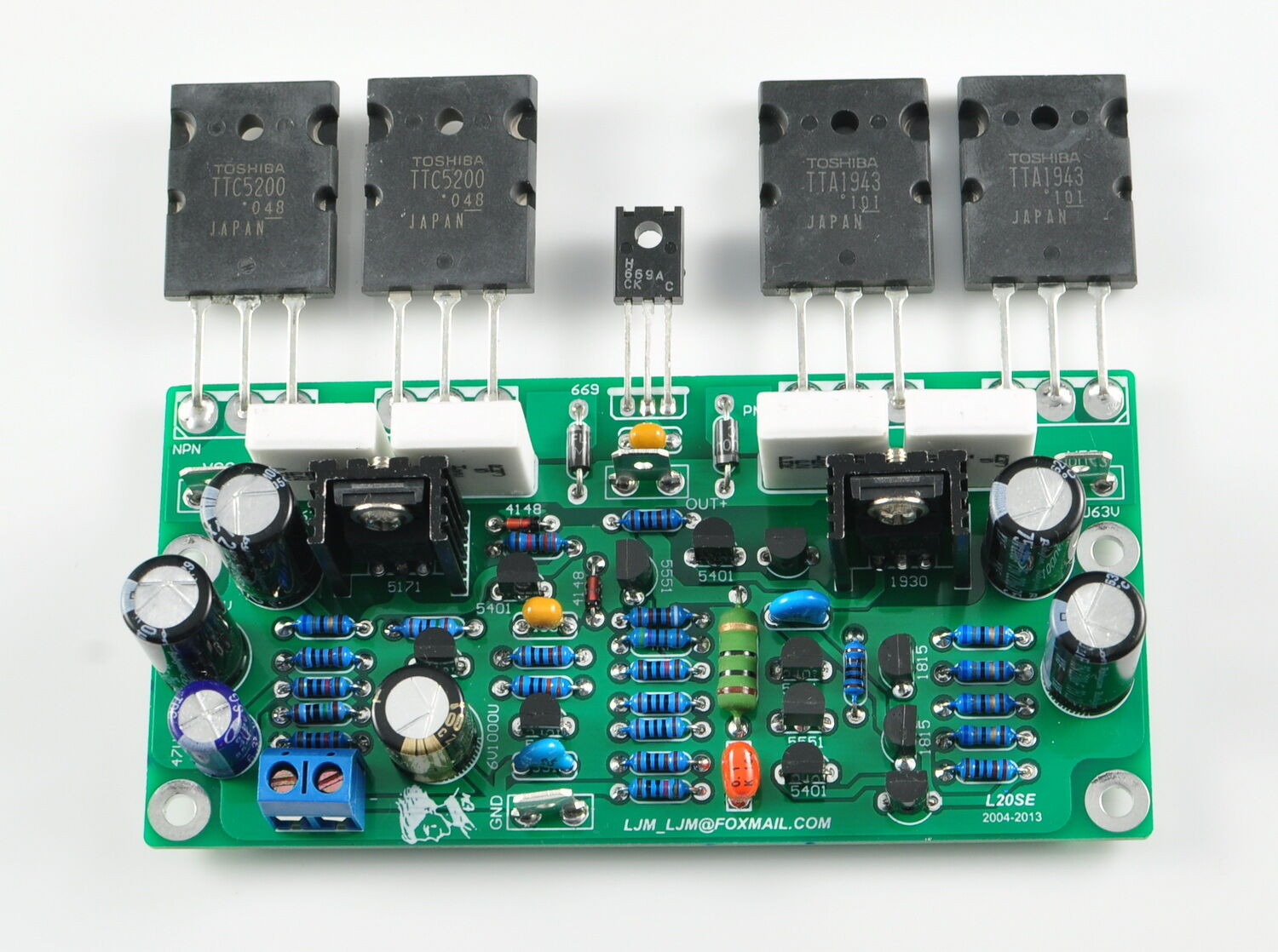 DIY Amplifier Kit
 LJM DIY Kit for L20SE Amplifier Parts w Dual AC Power