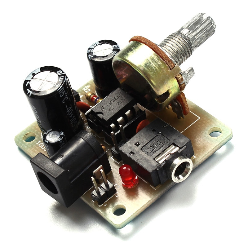 DIY Amplifier Kit
 LM386 Super MINI Amplifier Board DIY Amplifier Kit 3V 12V