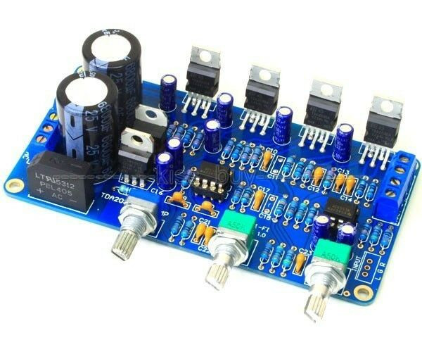 DIY Amplifier Kit
 TDA2030A 2 1 Stereo Amp 2 Channel Subwoofer Audio