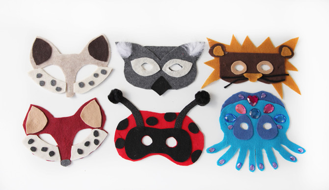 DIY Animal Mask
 DIY No Sew Animal Masks Free Template