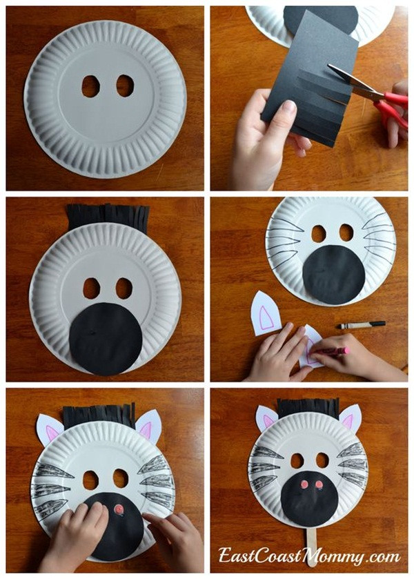 DIY Animal Mask
 12 Paper Plate Animals Craft Ideas For Kids