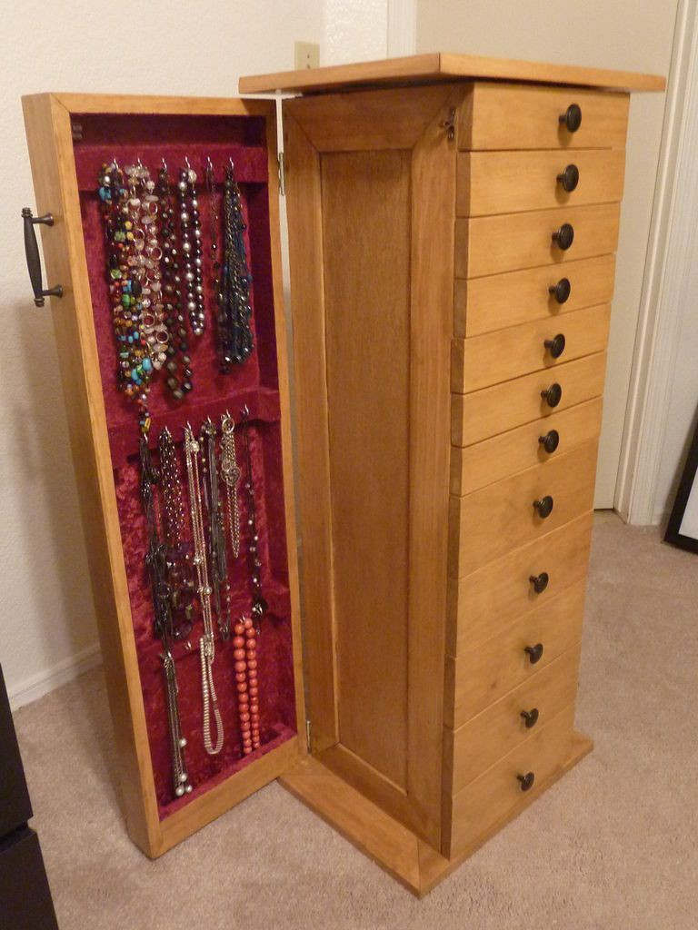 DIY Armoire Plans
 Jewelry Armoire