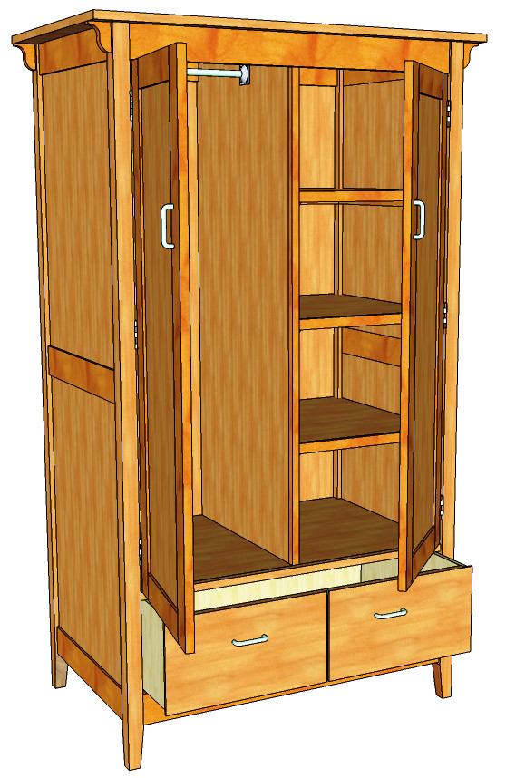Woodworking plans armoire
