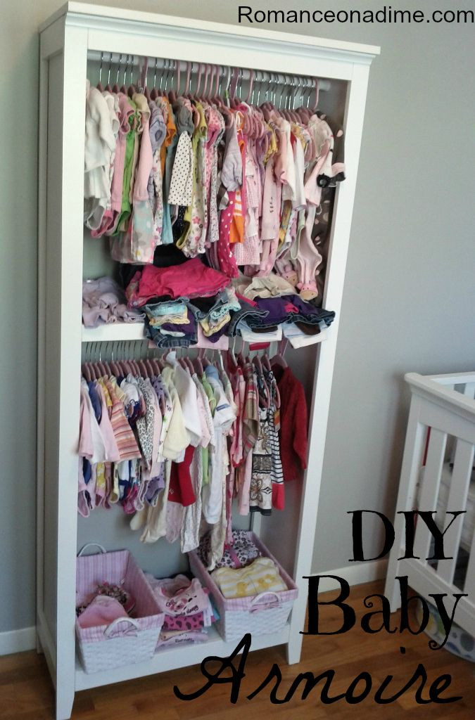 DIY Baby Bookshelf
 DIY Baby Armoire Turn a bookcase into an armoire Genius