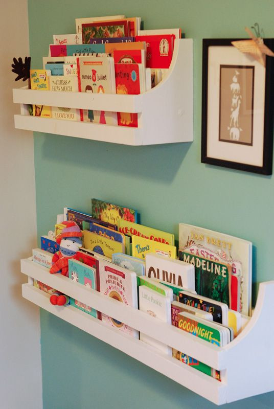 DIY Baby Bookshelf
 Rory s bookshelves Inspired by Pottery Barn Kids Made