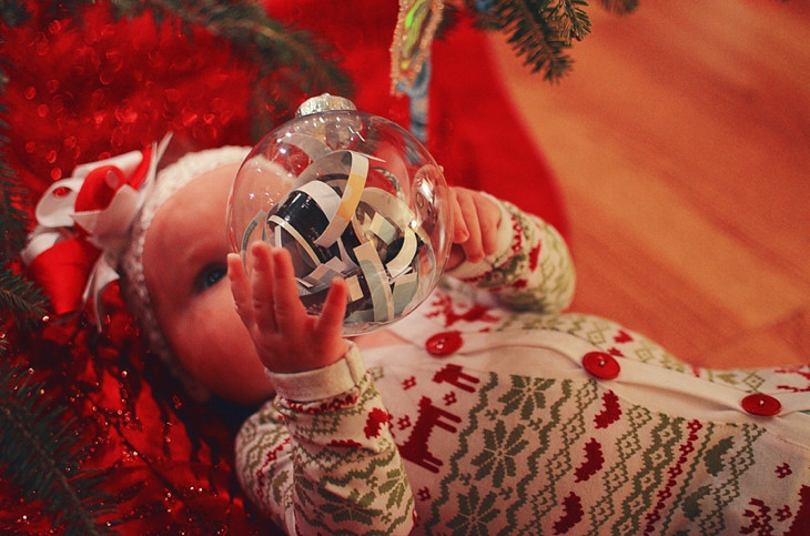 Diy Baby Christmas Photos
 Cheap & Easy DIY Baby Keepsake Christmas Ornament