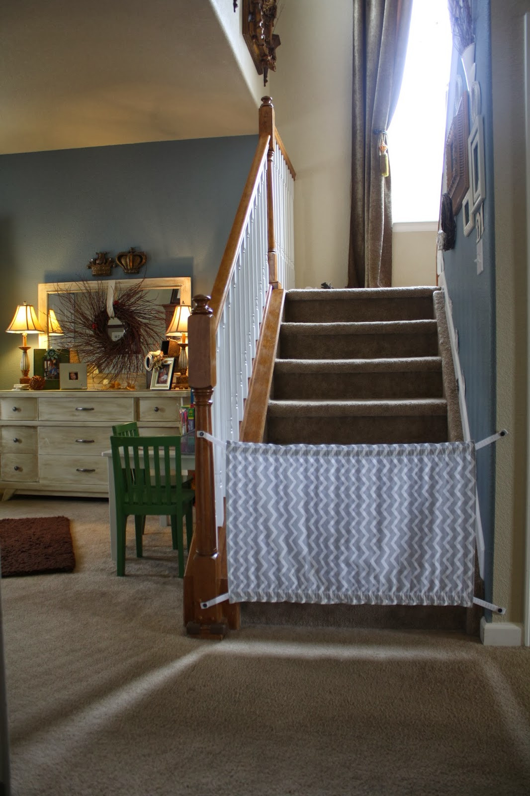 Diy Baby Fence
 McCash Family blog Homemade Baby Gate A Tutorial