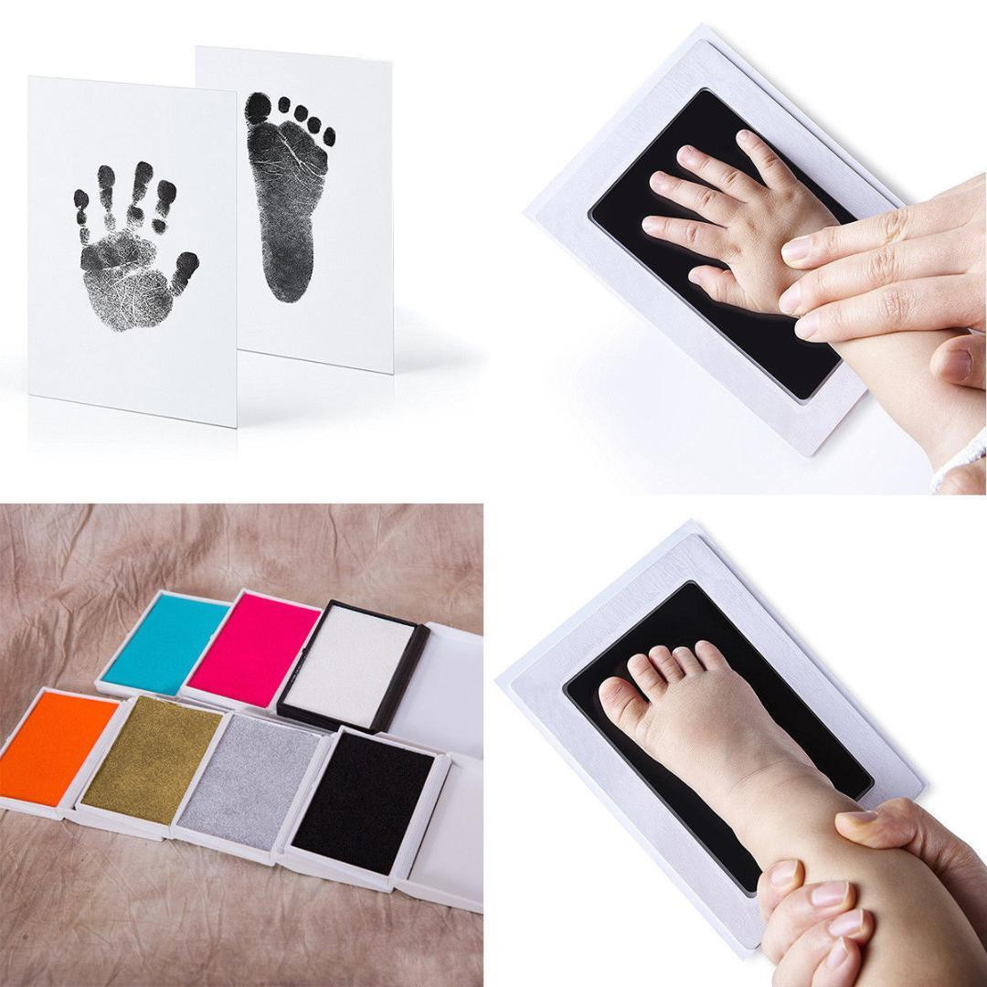 Diy Baby Footprint Ink
 Baby Safe Print Ink Pad Hand Footprint Makers Footprint