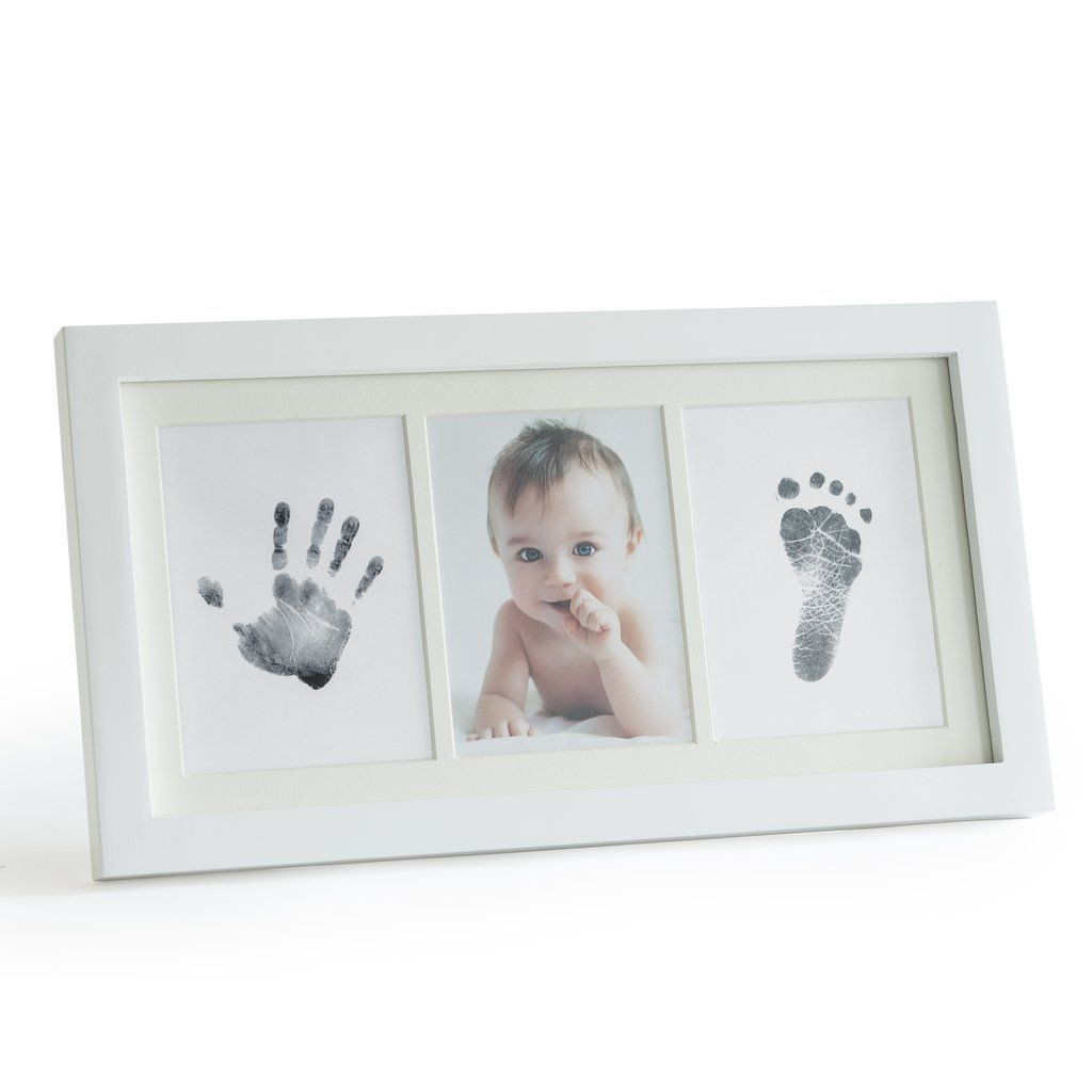 Diy Baby Footprint Ink
 Mess Free Ink Baby Footprint & Handprint Picture Frame Kit