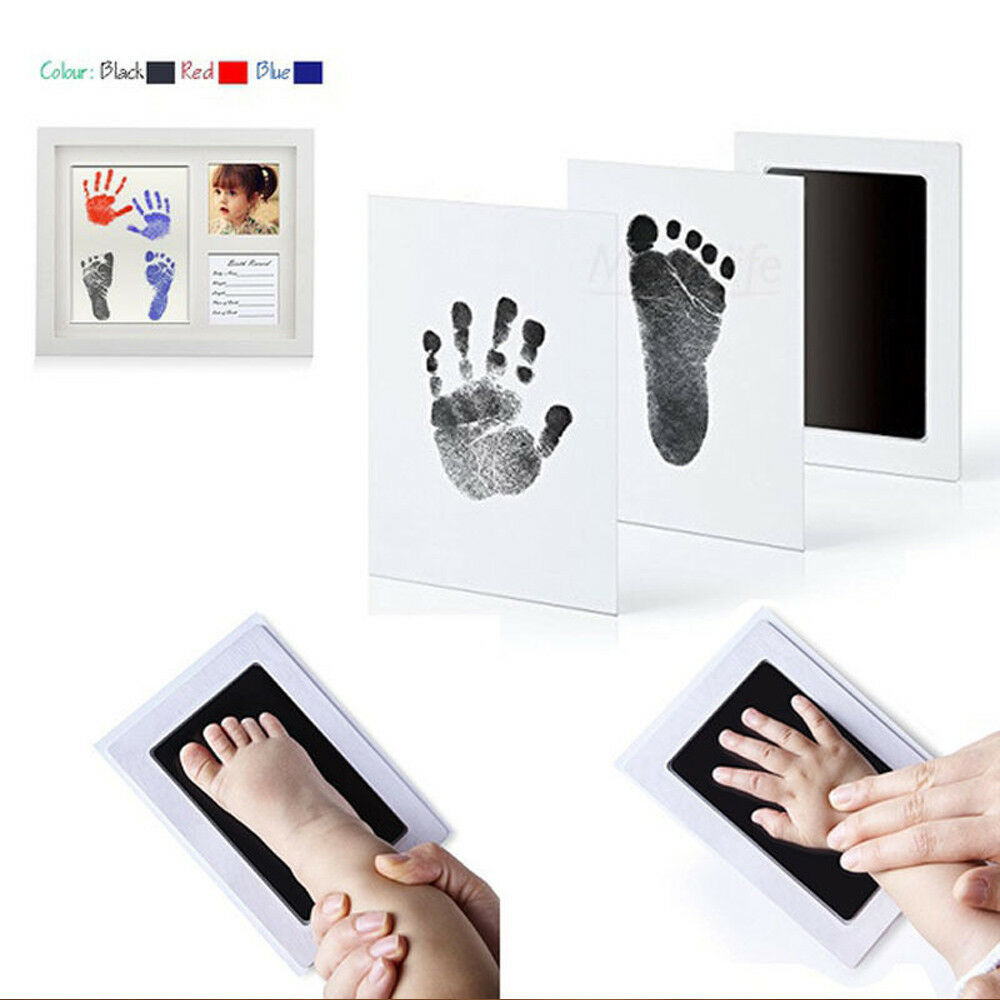 Diy Baby Footprint Ink
 Baby Safe Print Ink Pad Footprint And Handprint Kit