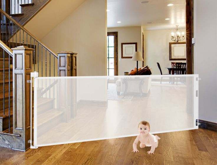 DIY Baby Gates For Large Openings
 Retract A Gate Retractable Safety Gate Retractable Baby