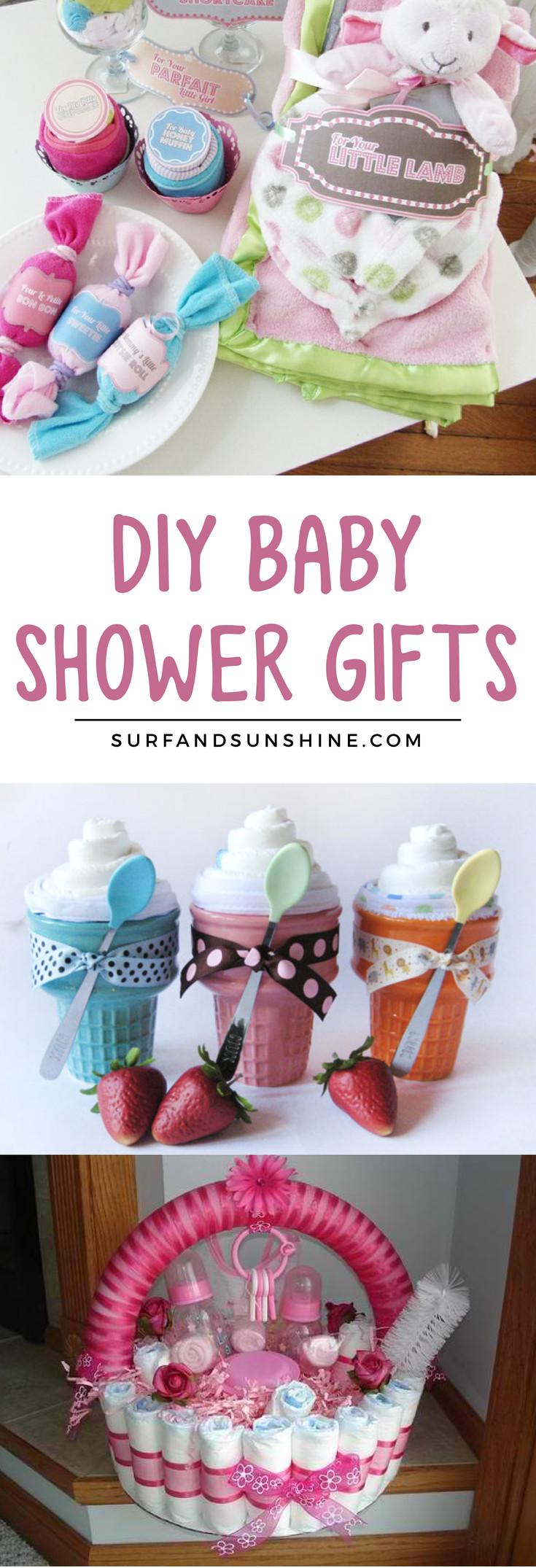 DIY Baby Gifts For Girl
 Unique DIY Baby Shower Gifts for Boys and Girls