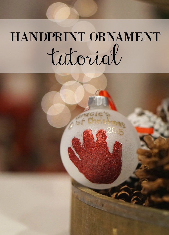 DIY Baby Handprint
 DIY Baby Handprint Ornament – Graceful Mommy