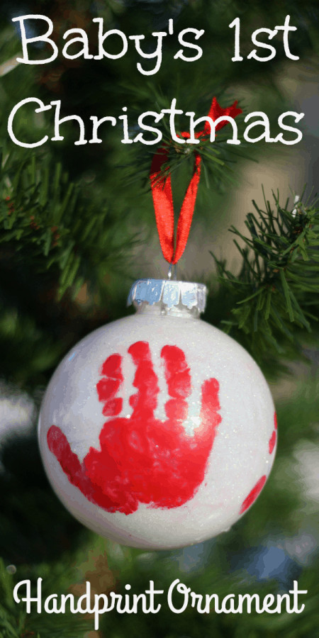 DIY Baby Handprint
 Christmas Activities for Kids I Can Teach My Child