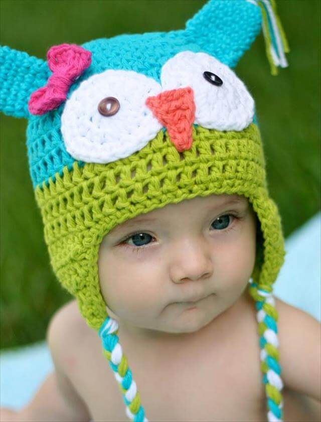 DIY Baby Hats
 9 DIY Crochet Baby Hats And Pattern