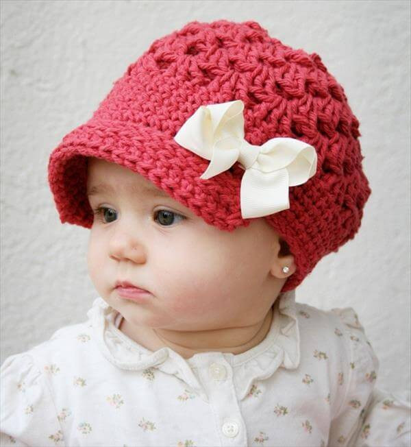 DIY Baby Hats
 10 DIY Cute Kids Crochet Hat Patterns