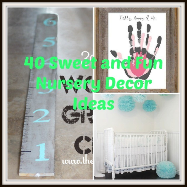 Diy Baby Room
 40 Sweet and Fun DIY Nursery Decor Design Ideas