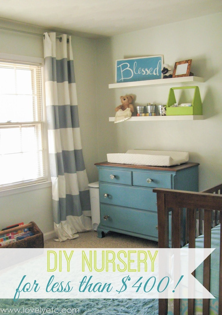 Diy Baby Room
 DIY nursery on a tiny bud Lovely Etc
