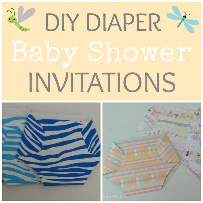 DIY Baby Shower Invitations Templates
 Baby Shower Diaper Invitation – Puddy s House