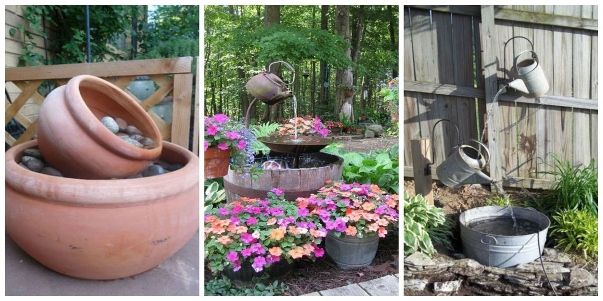 Diy Backyard Gardens
 15 DIY Outdoor Fountain Ideas How To Make a Garden