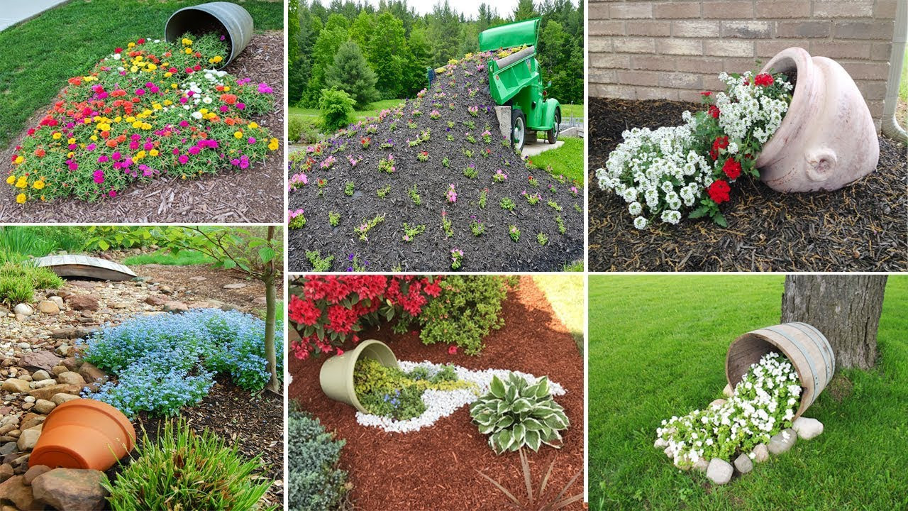 Diy Backyard Gardens
 100 Most Beautiful Spilled Flower Pot ideas