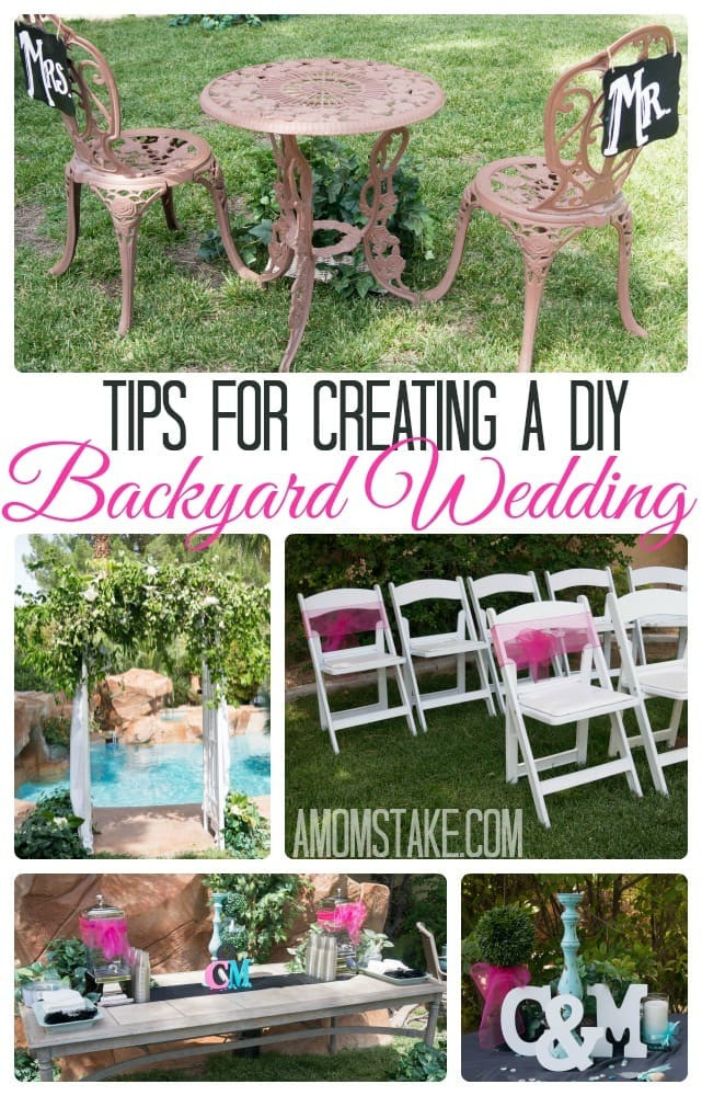 DIY Backyard Wedding Checklist
 Tips for a DIY Backyard Wedding A Mom s Take