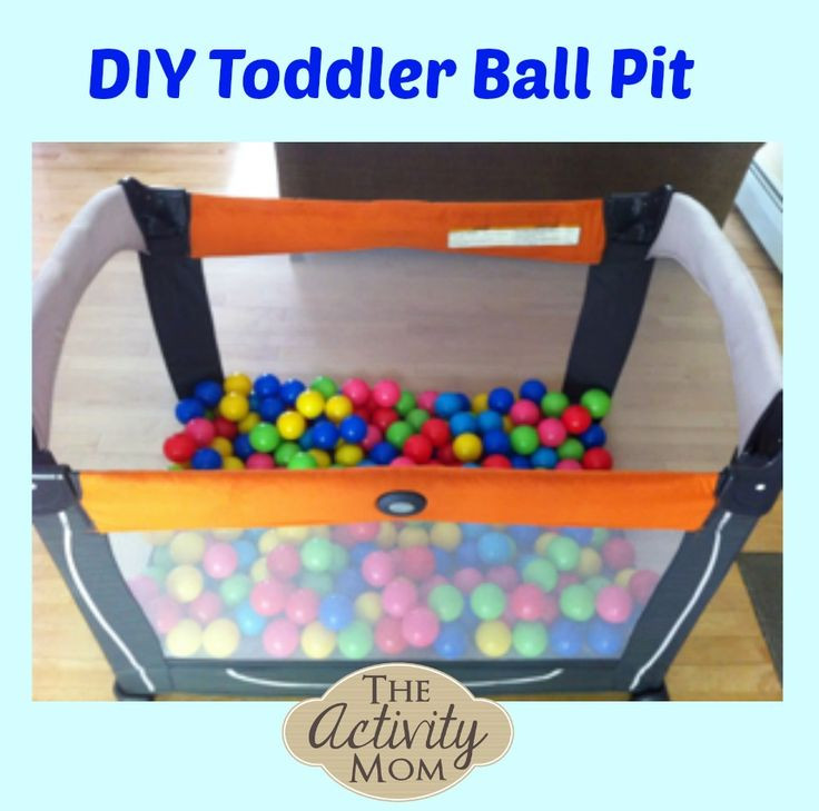 DIY Ball Pit For Toddlers
 DIY Toddler Ball Pit The Activity Mom Pinterest