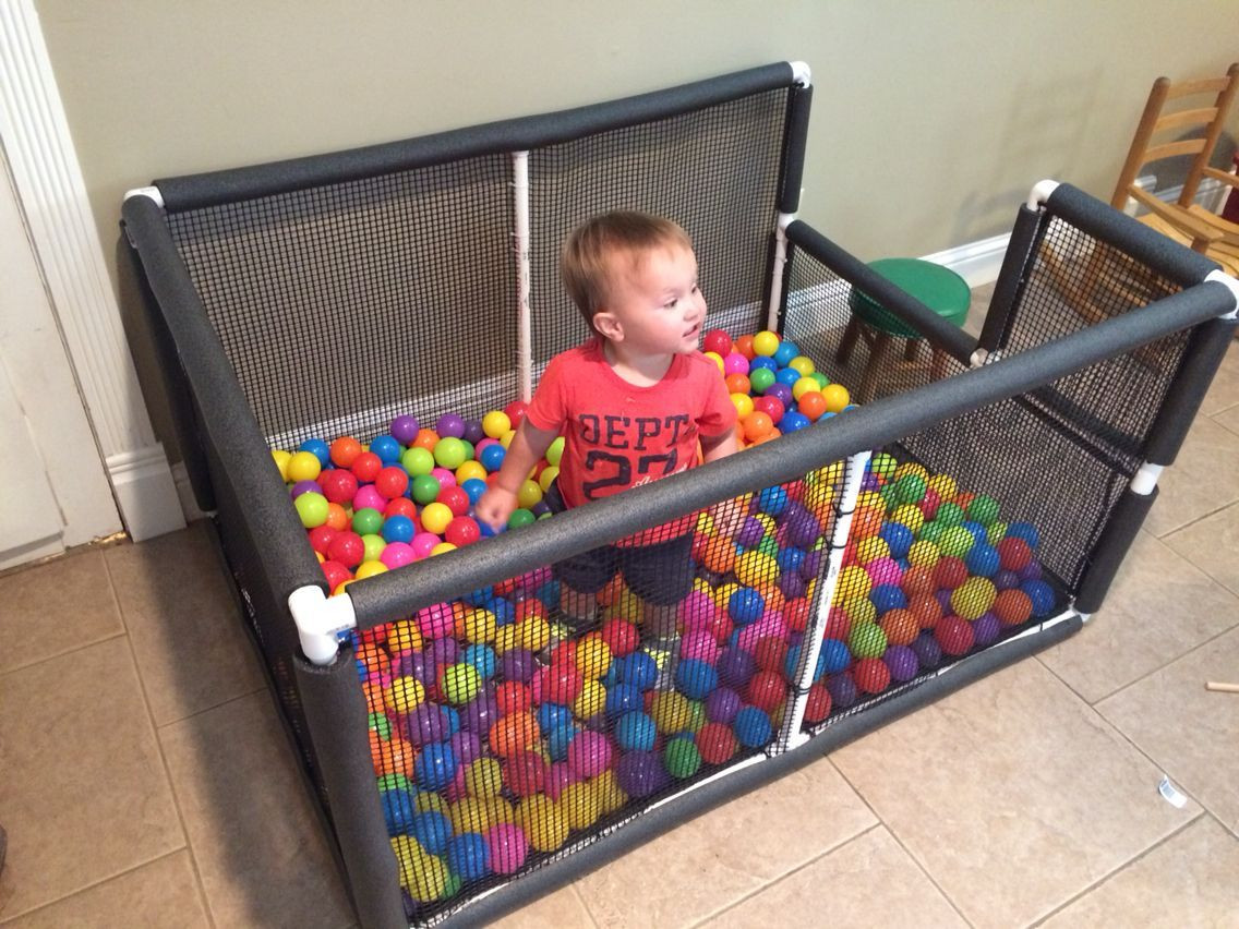 DIY Ball Pit For Toddlers
 Pin by Leslie Leiter on Crafts in 2019