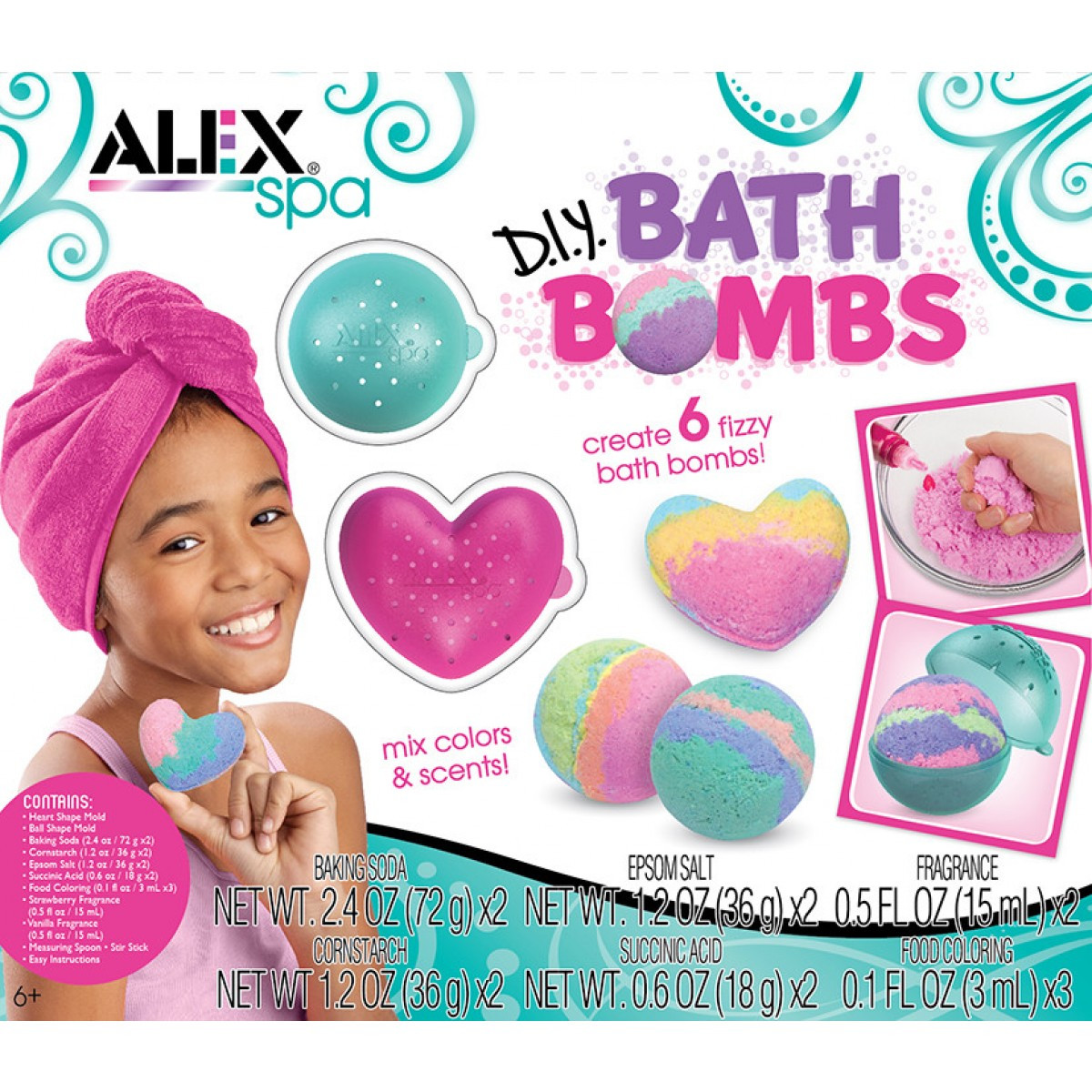 DIY Bath Bomb Kit
 Alex DIY Bath Bomb Spa Kit