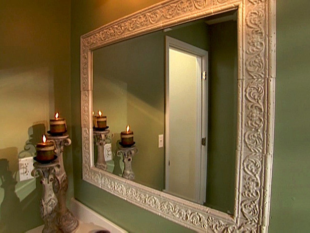 Diy Bathroom Mirror Frame
 DIY Bathroom Ideas Vanities Cabinets Mirrors & More
