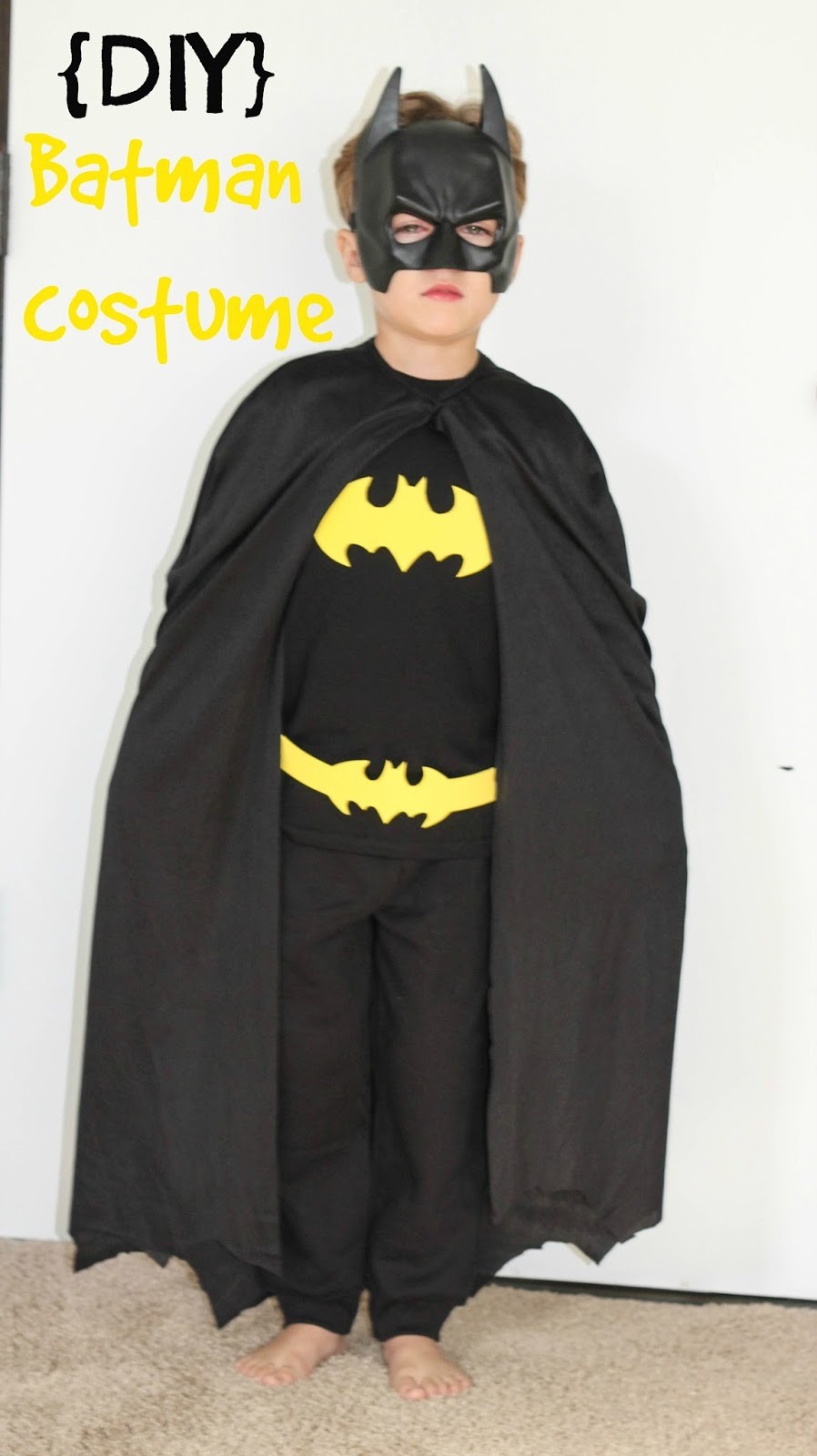 DIY Batman Costume Toddler
 This Happy Life DIY hallween costumes