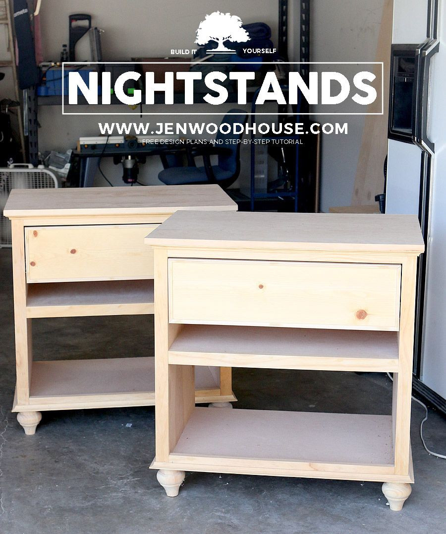 DIY Bedside Table Plans
 How To Build DIY Nightstand Bedside Tables