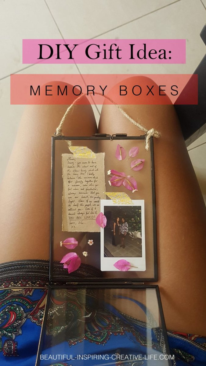 DIY Bestfriend Gifts
 DIY Hanging Glass Frame Memory Box Great Gift For Her
