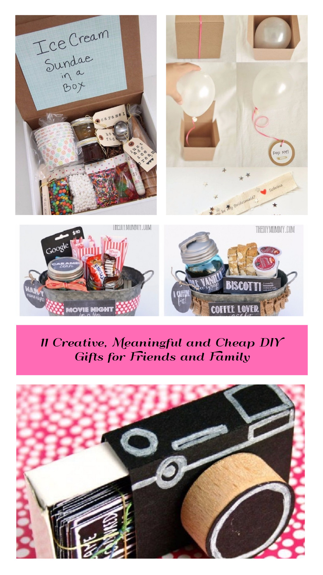 Diy Birthday Gifts For Friends
 11 Creative Meaningful and Cheap DIY Gifts for Friends