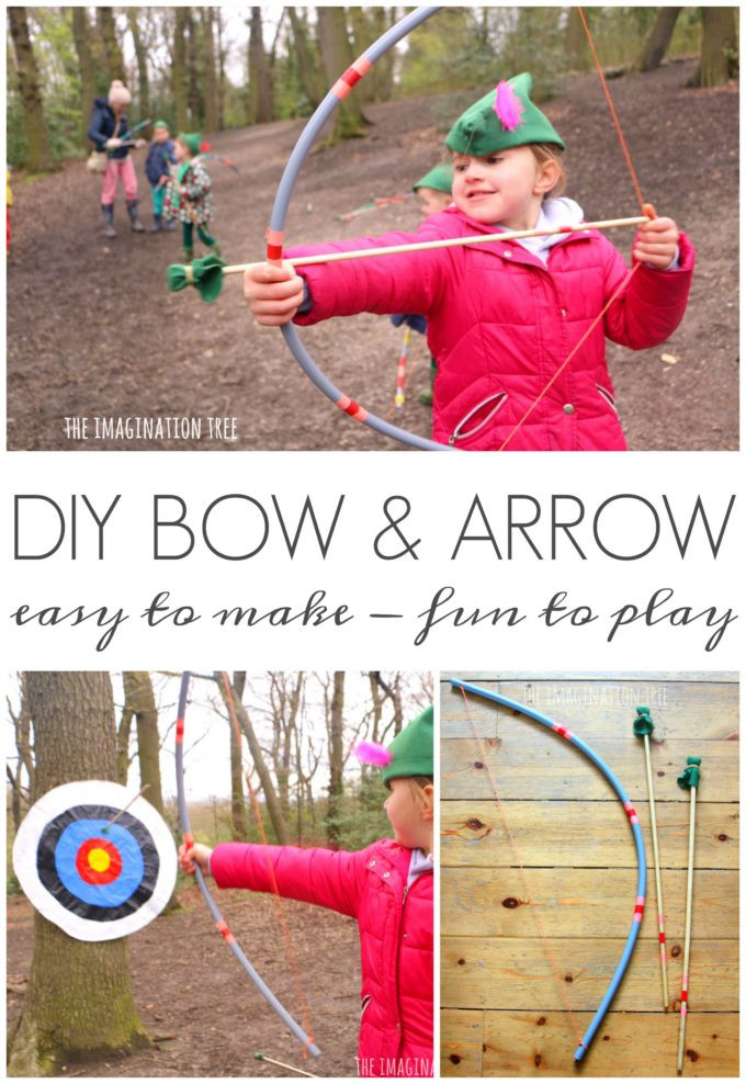 DIY Bow And Arrow For Kids
 DIY Bow and Arrow for Kids The Imagination Tree