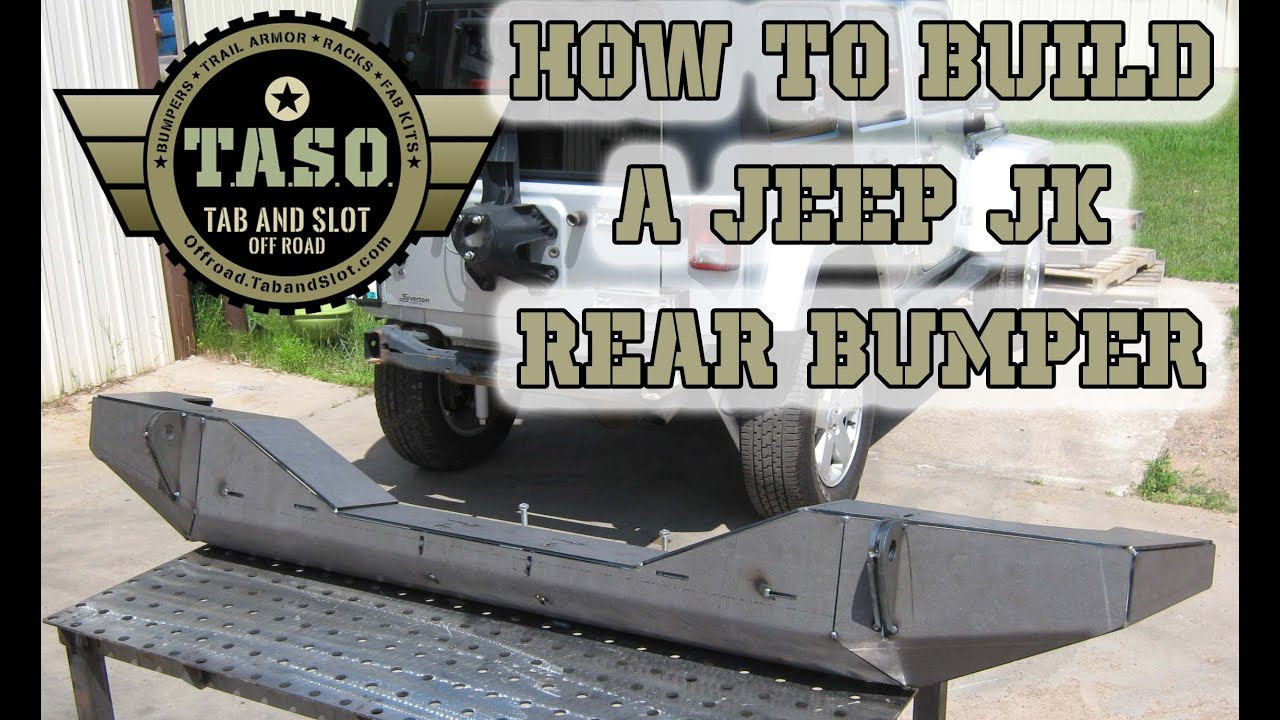 DIY Bumper Kits
 Jeep JK Rear Bumper DIY Kit TASO BMP JK 900 U