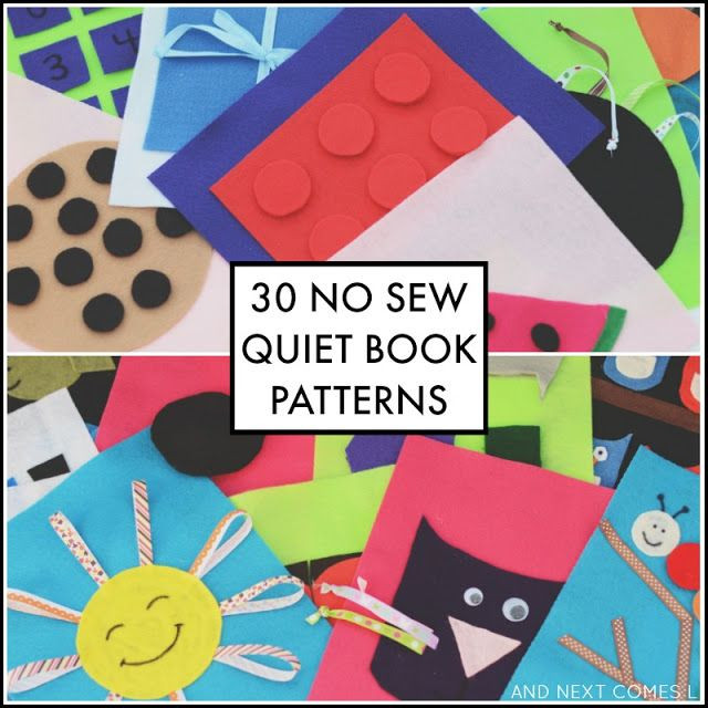 DIY Busy Book For Toddlers
 The 3 Day No Sew Quiet Book Patterns Quiet Books