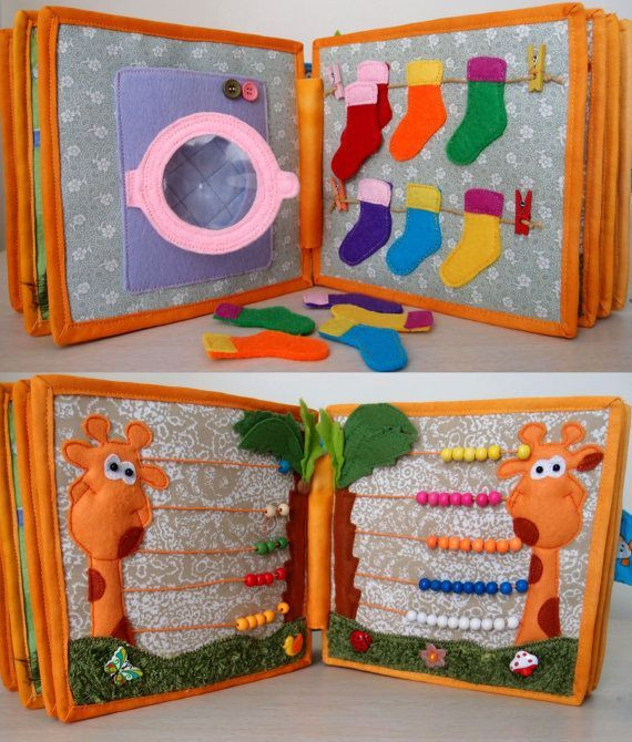 DIY Busy Book For Toddlers
 CUSTOM Quiet Book Toddler Busy Book Felt Quiet Book