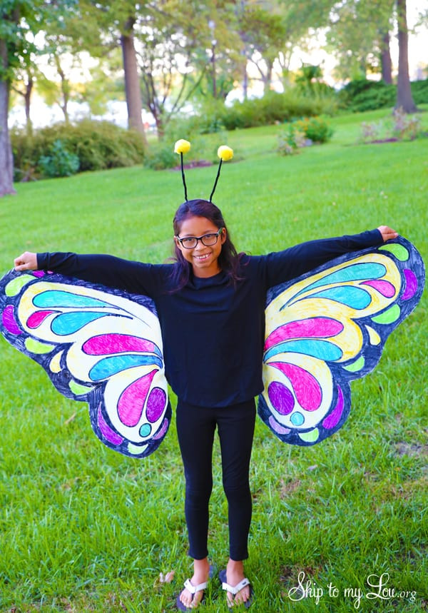DIY Butterfly Costume
 Beautiful Butterfly Costume EASY No Sew idea