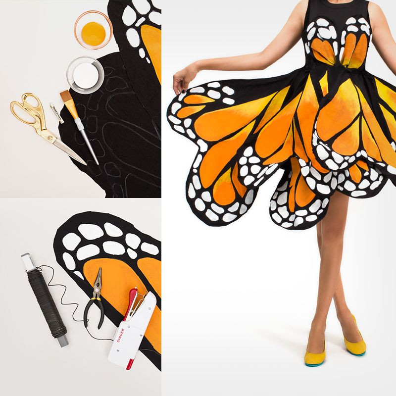 DIY Butterfly Costume
 Butterfly dress …